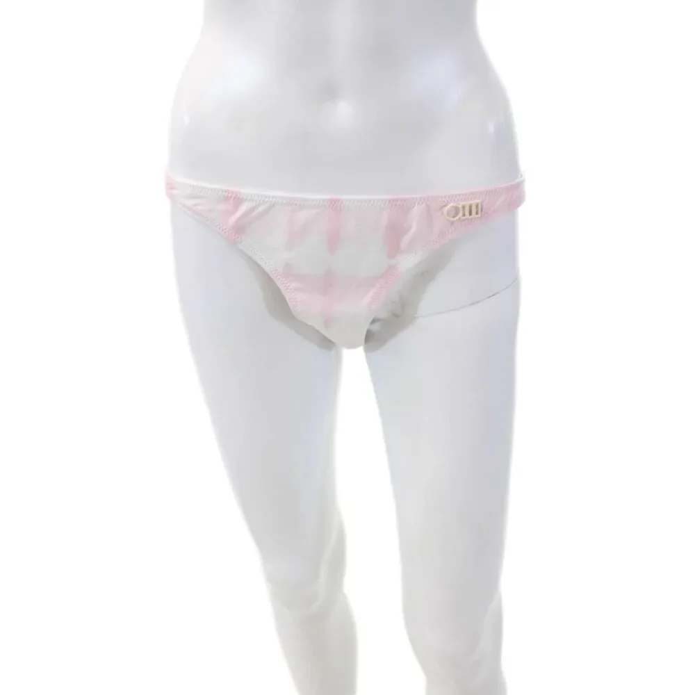 Solid & Striped Womens Ballet Tie Dyed Rachel Bikini Bottoms Pink Size XL